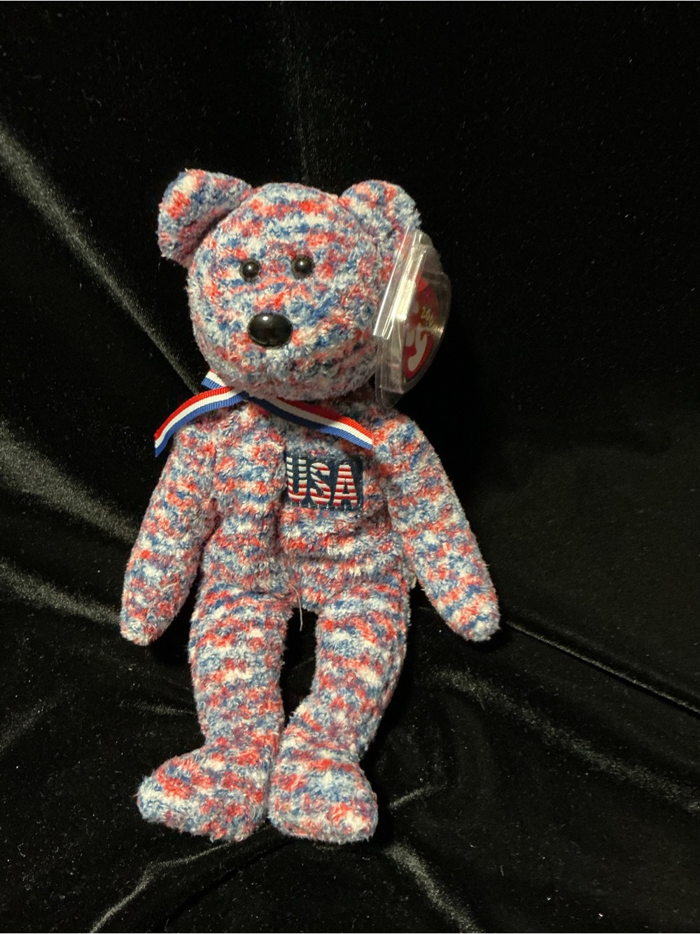 Ty Patriotic Red, White & Blue USA Bear Plush-USA - Picture 1 of 3